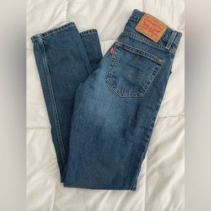 Levi’s leather tab 511 skinny jeans 28 x 32 medium wash